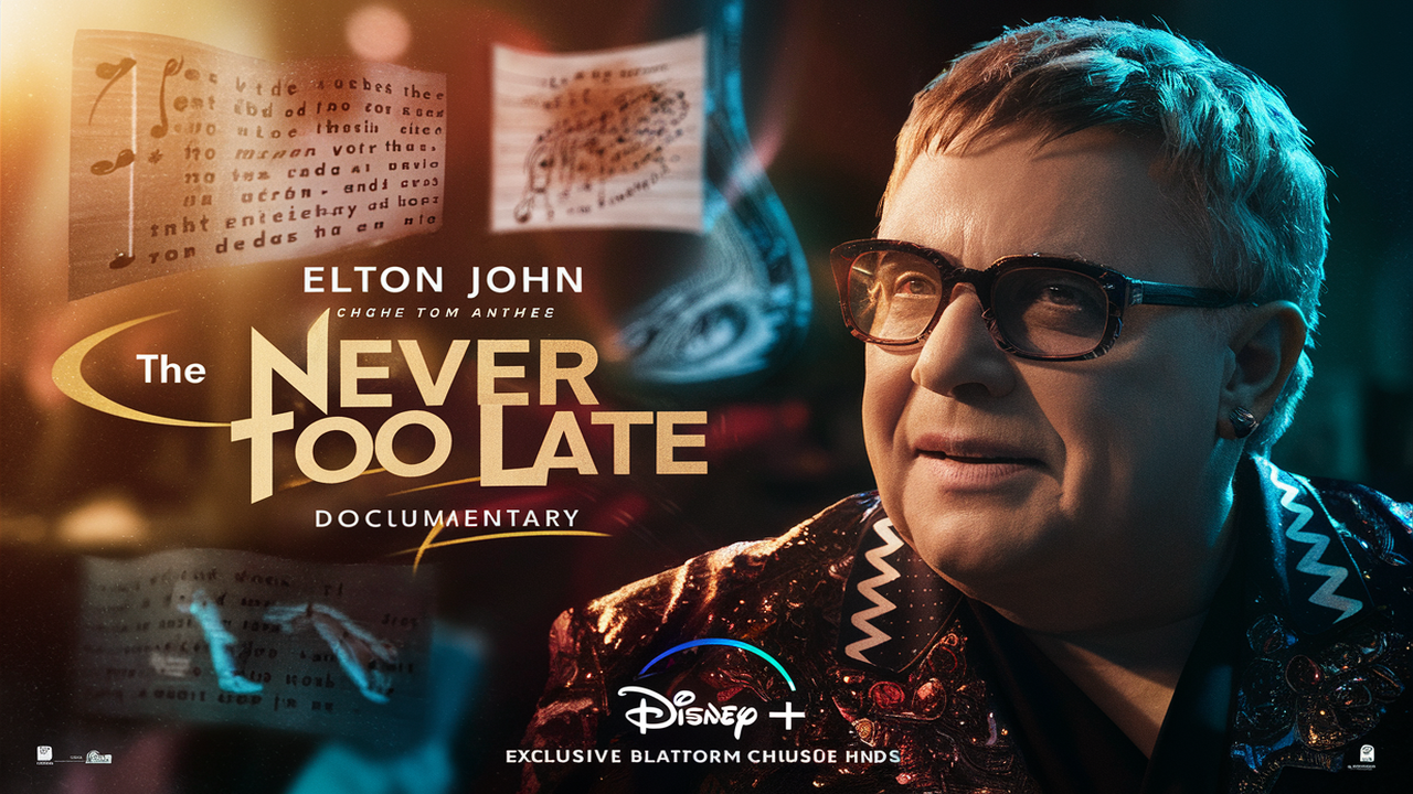 Elton John’s “Never Too Late” Documentary Debuts on Disney Plus