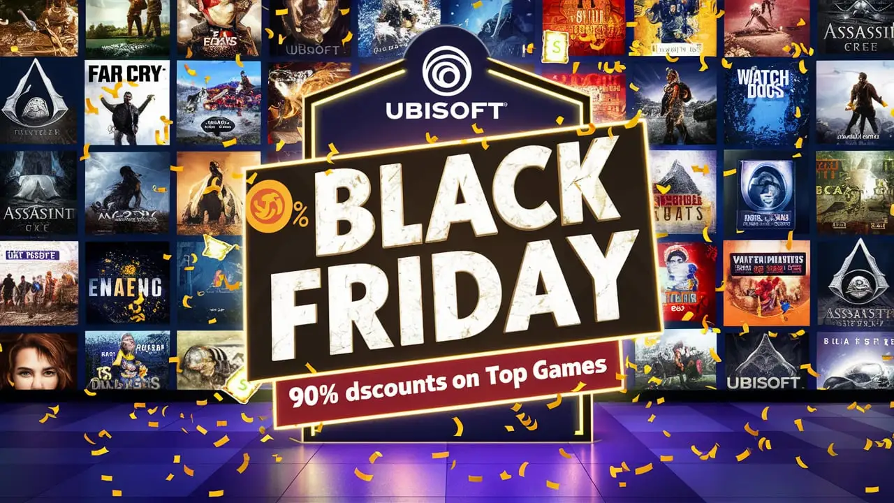 Ubisoft Black Friday Sale: Up to 90% Discounts on Top Games