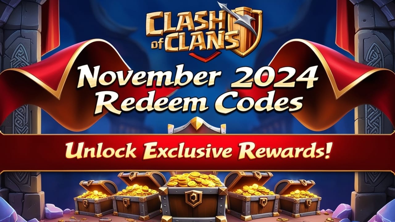 Clash of Clans November 2024 Redeem Codes: Unlock Exclusive Rewards!