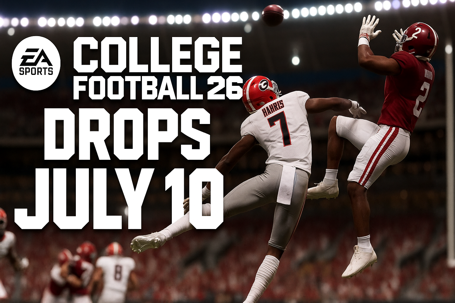 EA Sports College Football 26 officially launches on July 10, 2025, marking the long-awaited return of college football gaming after a 12-year hiatus. Built on the Frostbite engine and fueled by new NIL agreements, the game delivers realism, customization, and nostalgia — all wrapped into one modern sports title.