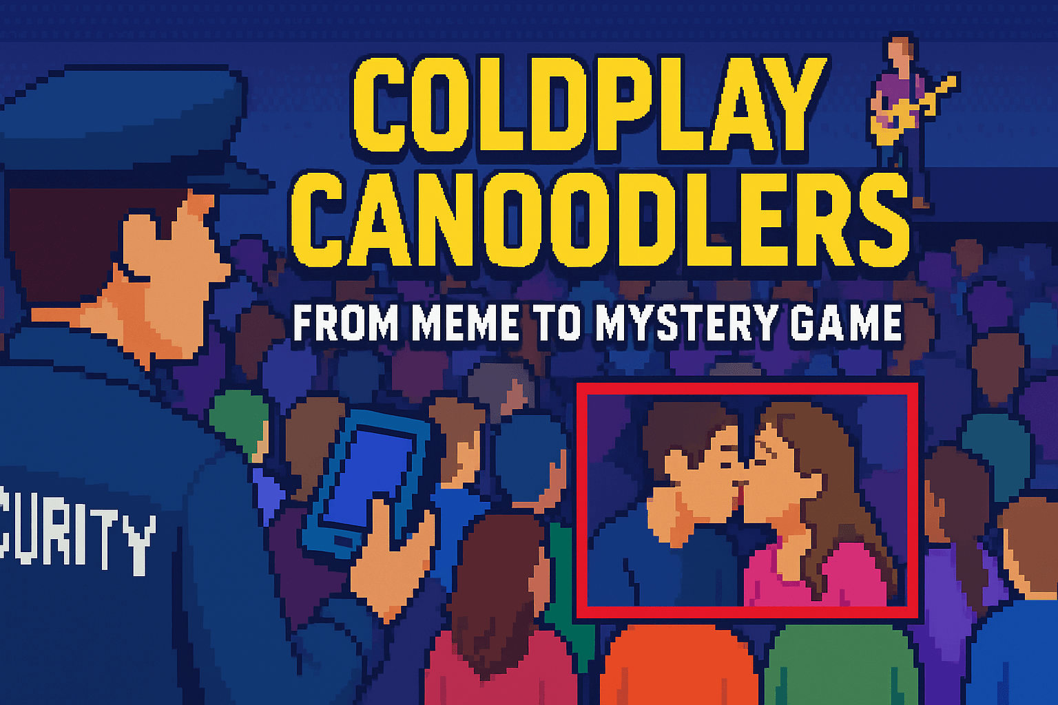 In one of the most unexpected turns in recent video game culture, a viral concert moment has evolved into a full indie game. Coldplay Canoodlers, a creation by the up-and-coming studio BitEcho Interactive, transforms the infamous kiss-cam incident from a 2025 Coldplay concert in São Paulo into an interactive, pixel-art mystery.