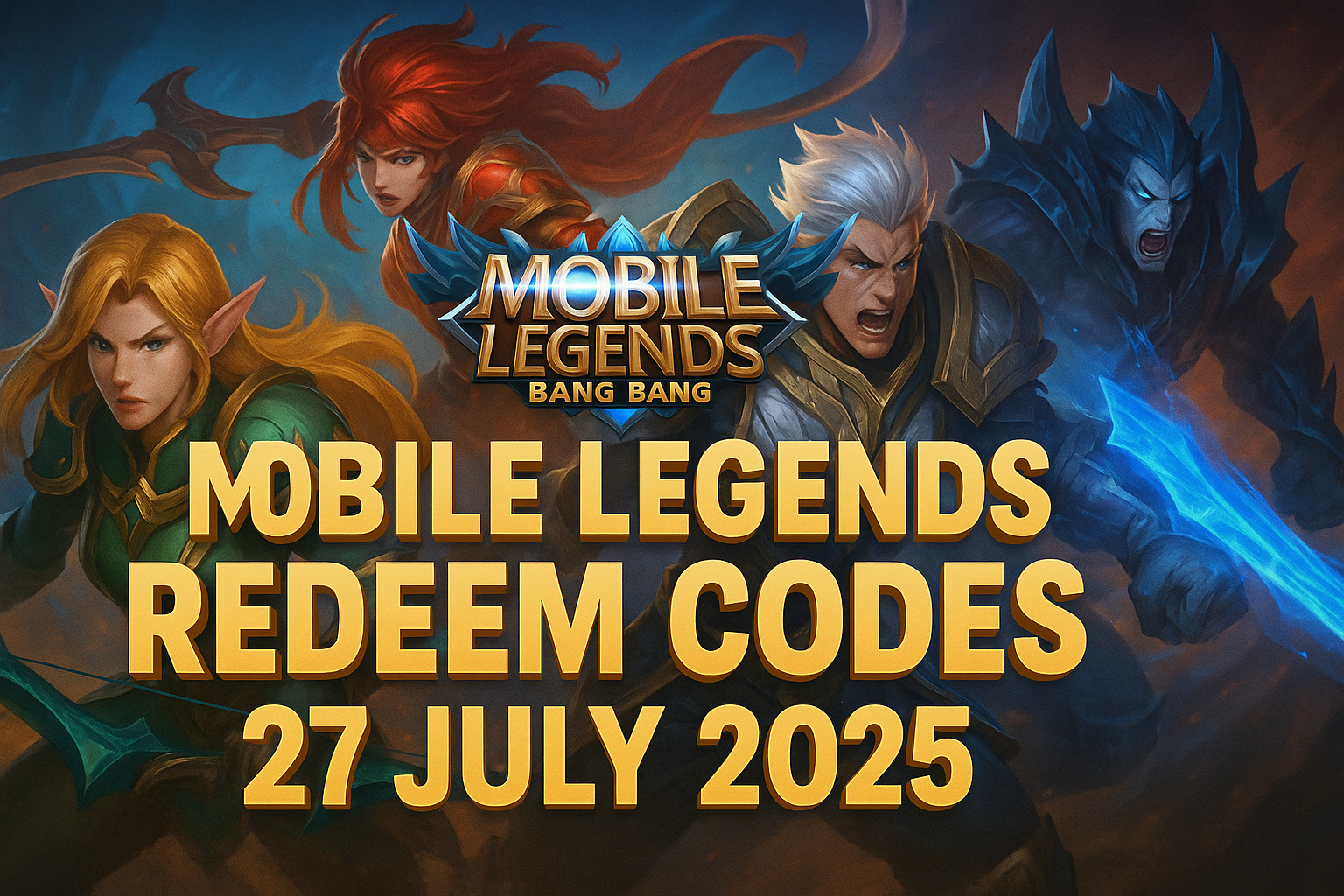 Mobile Legends: Bang Bang Redeem Codes 27 July 2025