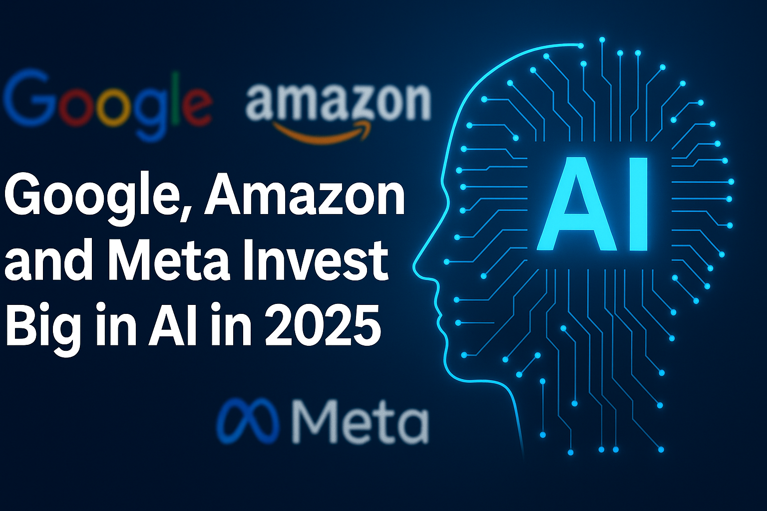 Google, Amazon, and Meta Invest Big in AI in 2025