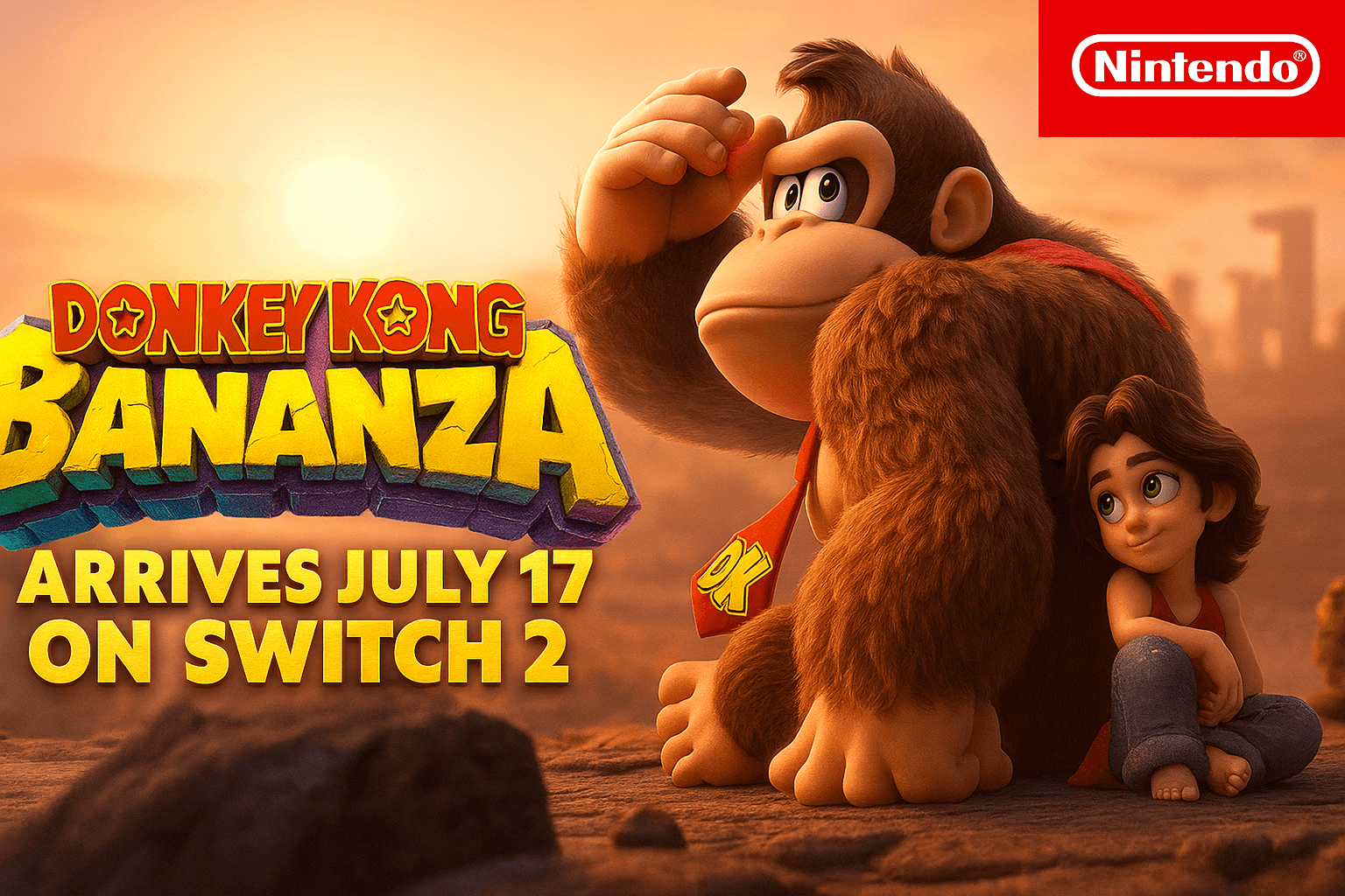 Nintendo is ready to reignite the Donkey Kong legacy with Donkey Kong Bananza, an all-new platforming adventure launching exclusively on Switch 2 on July 17, 2025. This time, the jungle hero embarks on his most expansive and technically advanced journey yet. Unlike previous entries, Bananza blends rich storytelling, dynamic environments, and next-generation mechanics that truly harness the power of the new console.