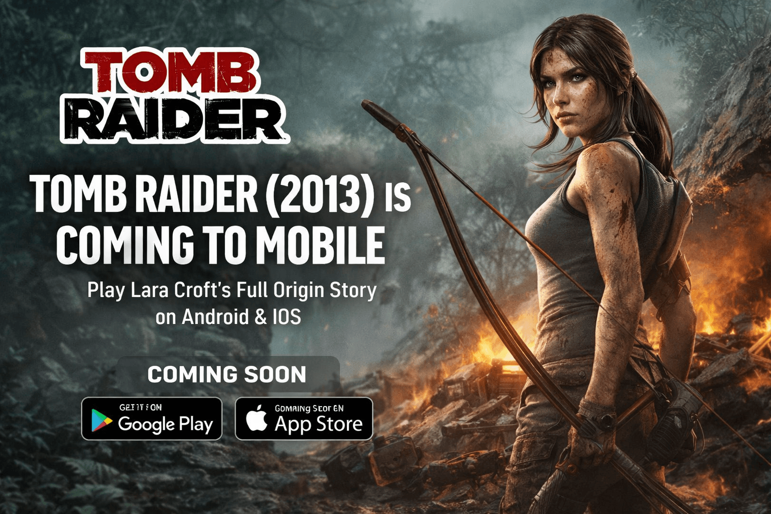 The legendary action-adventure franchise Tomb Raider is officially making its way to mobile platforms. One of the most iconic titles in gaming history, the 2013 reboot of Tomb Raider, will soon be available for both Android and iOS, bringing Lara Croft’s origin story to smartphones and tablets for the first time in its full form.
