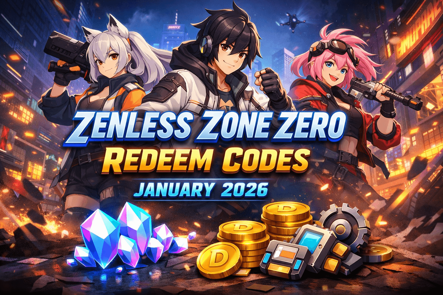 HoYoverse’s stylish action RPG Zenless Zone Zero continues to reward players with free in-game items through limited-time redeem codes. As of January 2026, new redeem codes have been released, offering Polychrome, upgrade materials, and other valuable rewards.