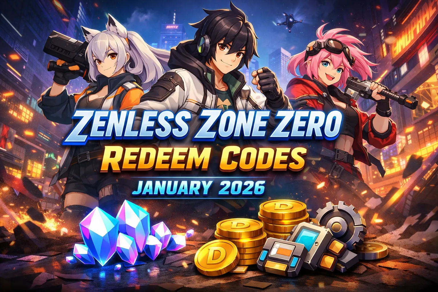 HoYoverse’s stylish action RPG Zenless Zone Zero continues to reward players with free in-game items through limited-time redeem codes. As of January 2026, new redeem codes have been released, offering Polychrome, upgrade materials, and other valuable rewards.