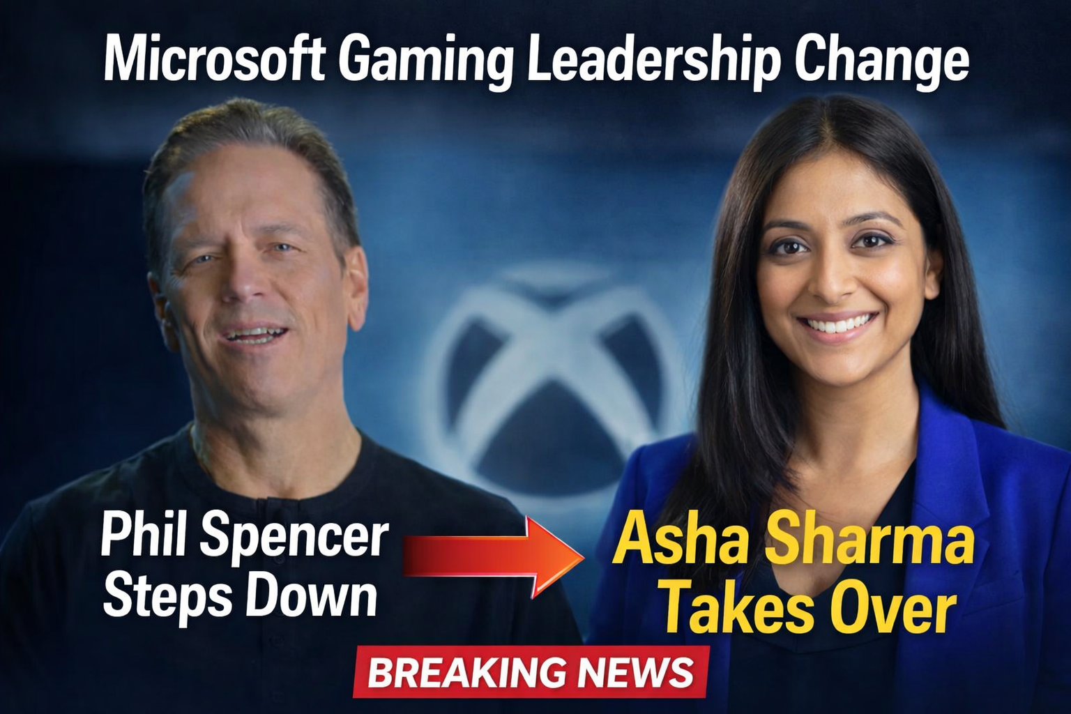 Microsoft Gaming Leadership Change: Phil Spencer Steps Down, Asha Sharma Takes Over