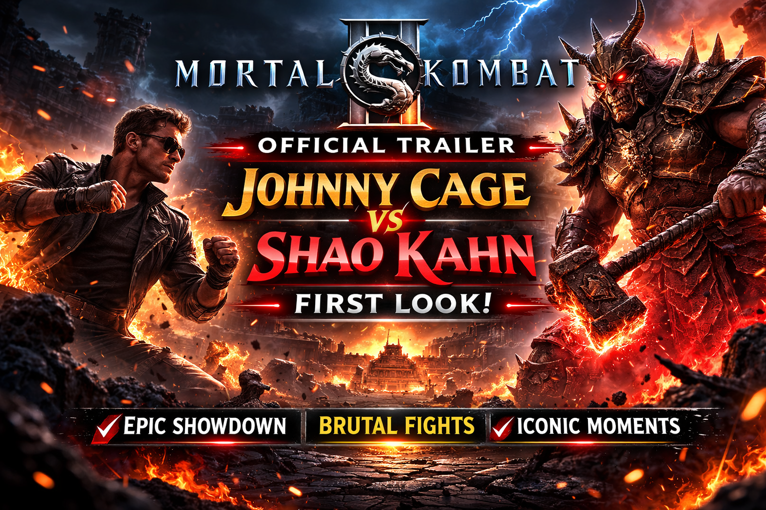 The fight has officially begun. The first trailer for Mortal Kombat 2 has been released, giving fans an explosive preview of the long-awaited sequel. Packed with brutal action, darker visuals, and iconic characters, the trailer’s biggest highlight is the long-anticipated face-off between Johnny Cage and Shao Kahn.